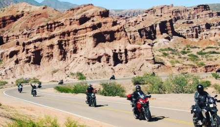 Eduardo Rodríguez, en los 800 Km Ruta 40 Norte