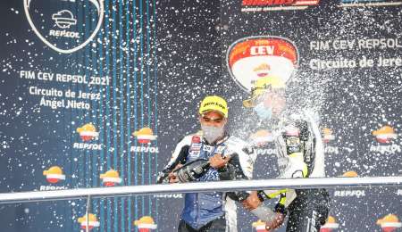 Andrés González hizo podio en España y espera volver al país 