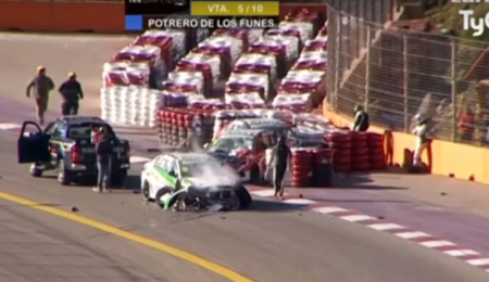 Fuerte accidente en la monomarca Fiat