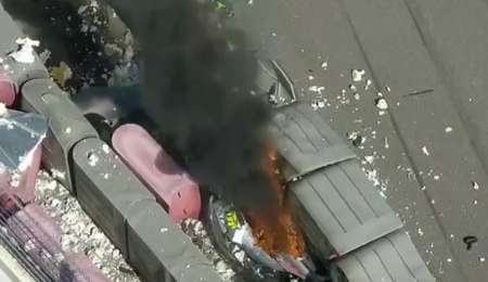 Tremendo accidente y fuego en la Fórmula 2