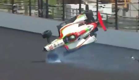 Terrible accidente de O ‘Ward en Indianápolis
