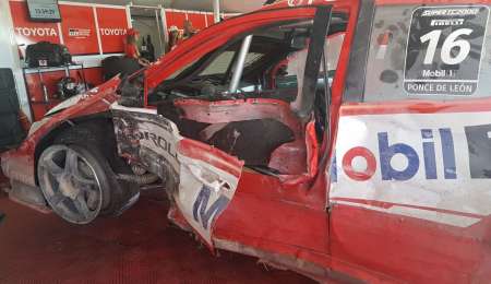 ¿Cómo quedó el auto de Ponce de León?