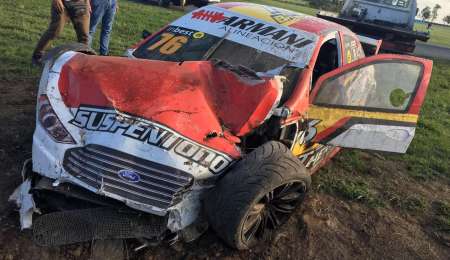 Fuerte accidente en la clasificación del Top Race Junior