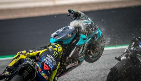Rossi y una importante reflexión tras el accidente en Austria
