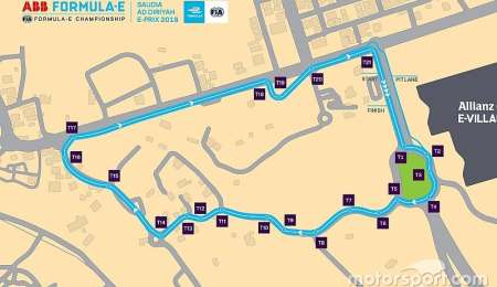 Massa inauguró el circuito de Riyadh para Fórmula E