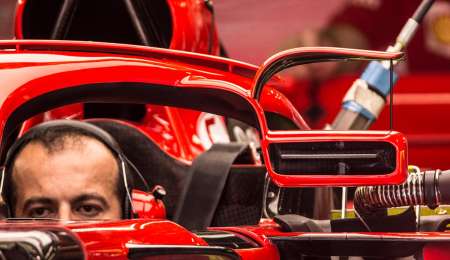 Ferrari se llevó la foto del día en España