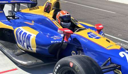 Rossi lideró los test de IndyCar en Indianápolis