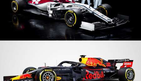 Los colores verdaderos de Red Bull y Alfa Romeo