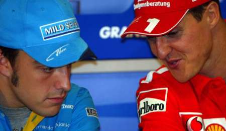 Alonso superó a Schumacher