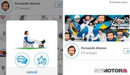 Emoticons con Fernando Alonso