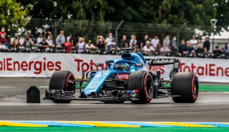 Alonso aceleró su Alpine de F1 en Le Mans