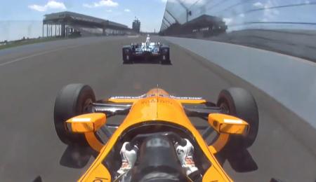 Fernando Alonso a bordo