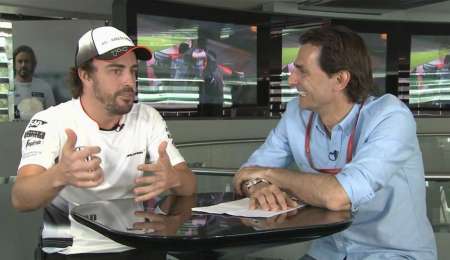 Alonso y De la Rosa corren juntos en Dubai