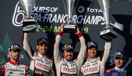 Toyota comienza a despedir a Fernando Alonso