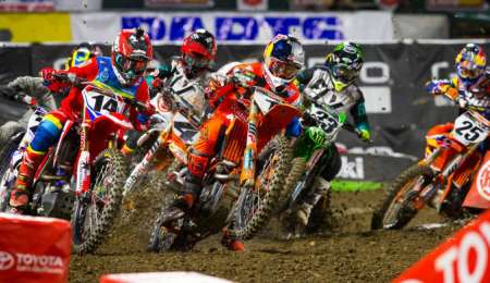 AMA Supercross: se larga la Anaheim 1. Como verla en vivo.