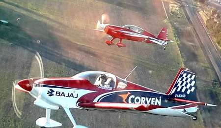 La aviación: la otra pasión del Tati Angelini