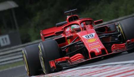 Ferrari adelante en los test comunitarios de Hungría