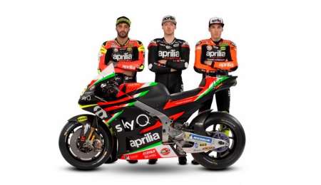 Aprilia reveló su diseño para la temporada 2019