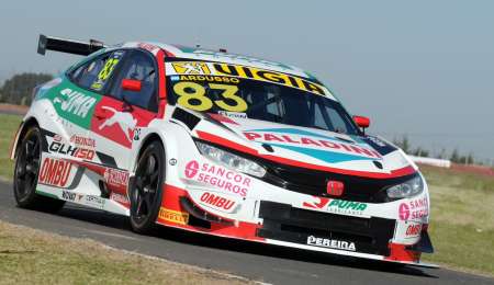 Ardusso dominó el ensayo bajo la lluvia en el Gálvez