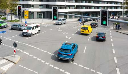 Audi diseñó un sistema de información de semáforos 
