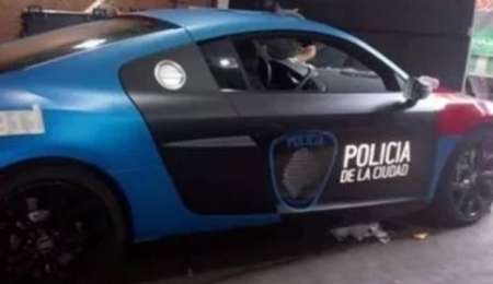 Un Audi R8, patrullero de la Policía de la Ciudad de Buenos Aires