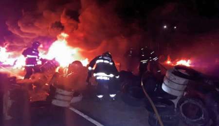 Incendio en el autódromo de Buenos Aires