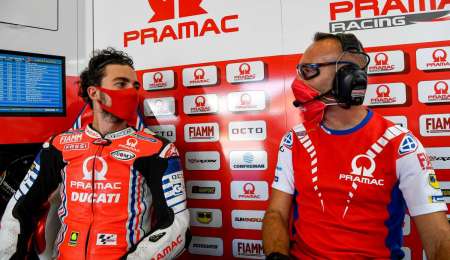 Bagnaia se lesionó la rodilla derecha y se perderá dos carreras 