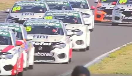 Belli, Suárez Salvia y Manta en la pelea de la Fiat Competizione 