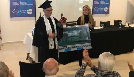 Oreste Berta recibió el título Honoris Causa por la UTN