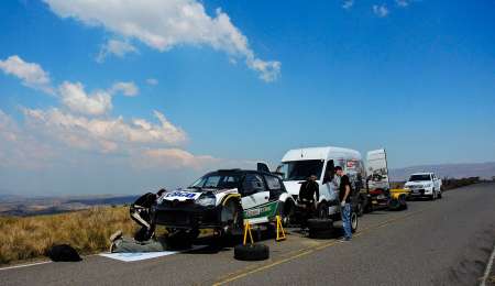 Bonomi probó en asfalto