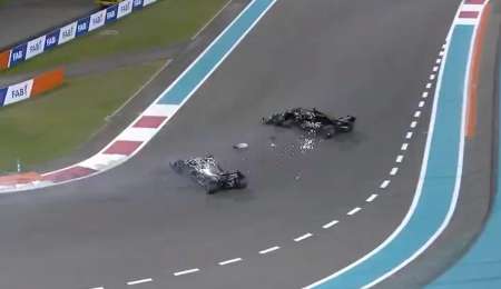 Bottas chocó pero igualmente lideró el segundo ensayo