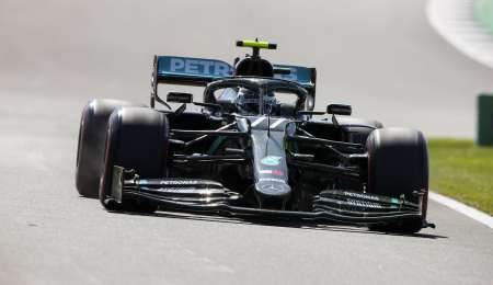Bottas apareció antes de clasificar en Silverstone