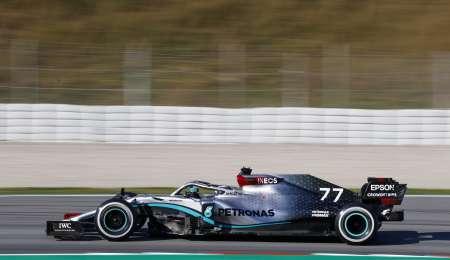 Bottas aceleró en la mañana del viernes