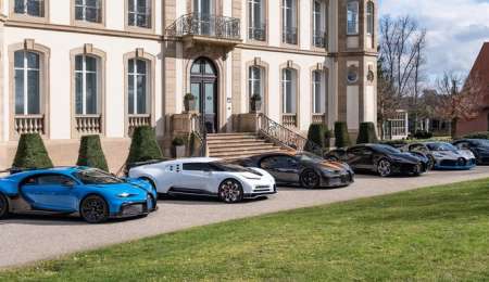 La increíble muestra de modelos Bugatti