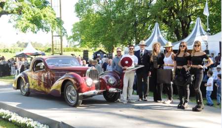 Una Bugatti Type 57 C, galardonada en Autoclásica