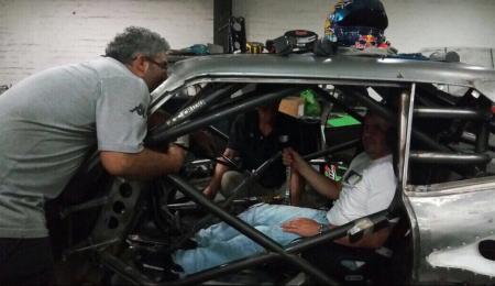 Fontana probó la butaca de su Chevy