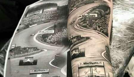 Los mejores tatuajes para los fanáticos de los autos