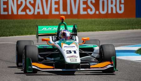 Dapero clasificó noveno en Road América