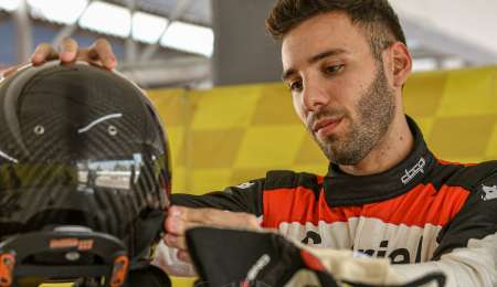 Gastón Cabrera, otro de los pilotos de TC2000 que salió a pista