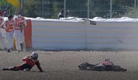 Una caída dejó con las manos vacías a Rodrigo