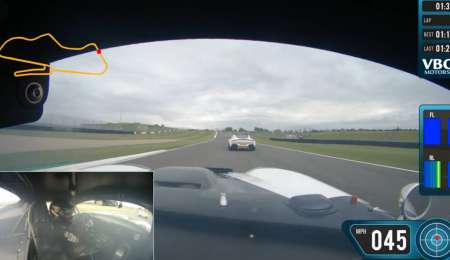 Dramático Donington Festival, se incendia atrás del auto de seguridad