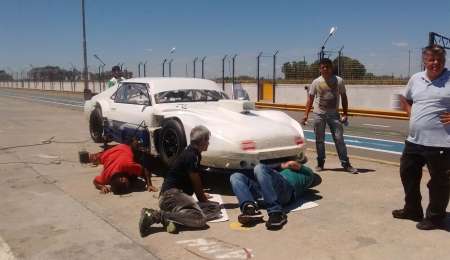 Canapino salió a pista