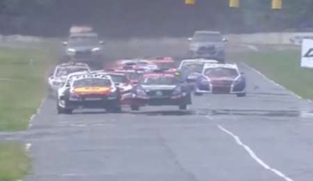 Canapino y una complicada largada en La Plata