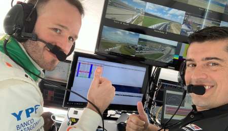 Gran trabajo de Canapino en el segundo entrenamiento