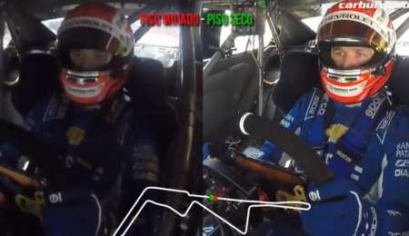 La comparativa del manejo de Canapino con piso seco y mojado