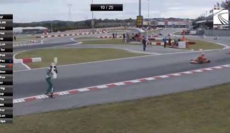 Fulminante sanción a un piloto de karting