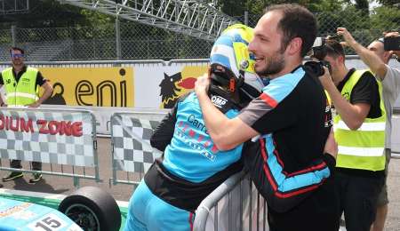 Argentina en el podio de Monza de la mano de Carrara