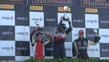 Las voces del podio de la Carrera 1