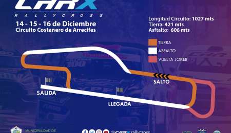 El circuito que usará el Rallycross en Arrecifes