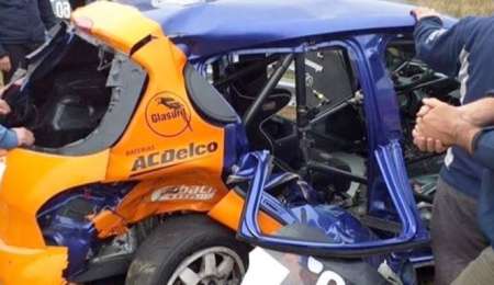 Fuerte accidente en el Superturismo Uruguayo